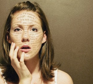 Written on your face